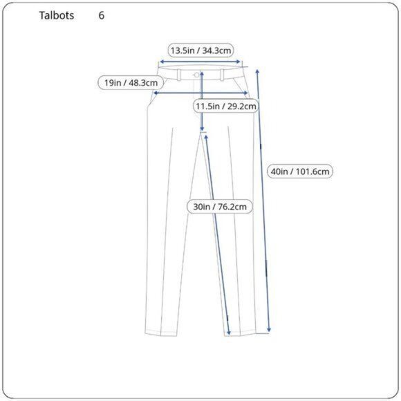 Talbots Stretch Gray Career Pants Size 6 Light Was - Picture 2 of 7